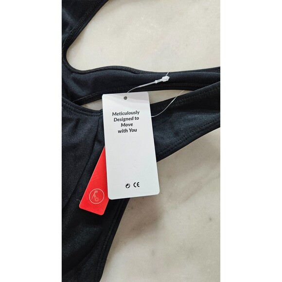 NWT Baleaf Black Sleeveless Pullover Round Neck Women's Swim Suit Size XL - Picture 3 of 6